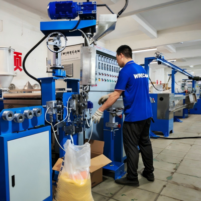 High-Speed PVC Cable Extrusion Line For Power & Communication Wire Manufacturing