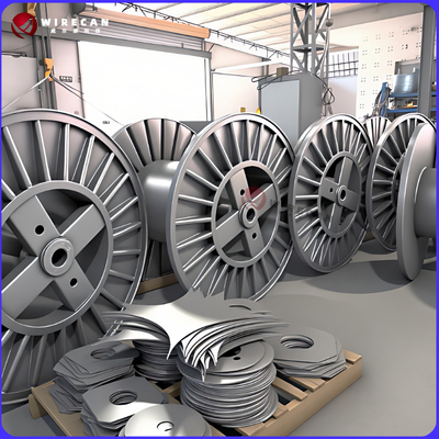 ม้วนเหล็กสำหรับพันสายไฟและสายเคเบิลแบบลูกฟูก, ดรัมสายเคเบิลสำหรับงานหนัก/ม้วนเหล็ก/สายไฟเบอร์ออปติก