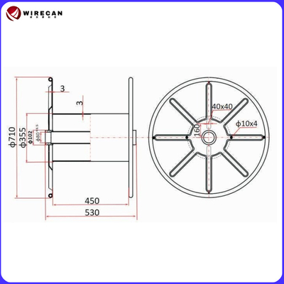 ม้วนเหล็กสำหรับพันสายไฟและสายเคเบิลแบบลูกฟูก, ดรัมสายเคเบิลสำหรับงานหนัก/ม้วนเหล็ก/สายไฟเบอร์ออปติก