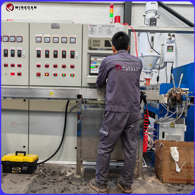 WRK-50 Loose Tube Optical Fiber Cable Production Line / Fiber Optic Tube Extrusion Machine