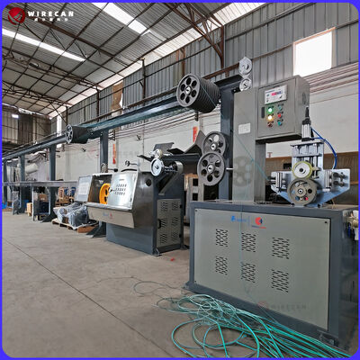 GF-80+60+50mm PLC การควบคุมสาย extrusion สายสําหรับการผลิตสายอาคาร