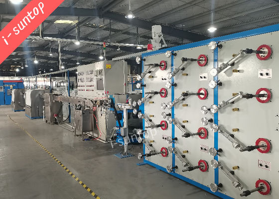 สายการผลิตสายไฟเบอร์ออปติกหลอดหลวม 500 เมตร / นาที