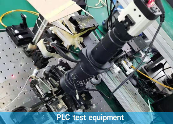 แยกประเภท PLC แบบแมนนวล 1310nm เครื่องจัดตำแหน่งแสง