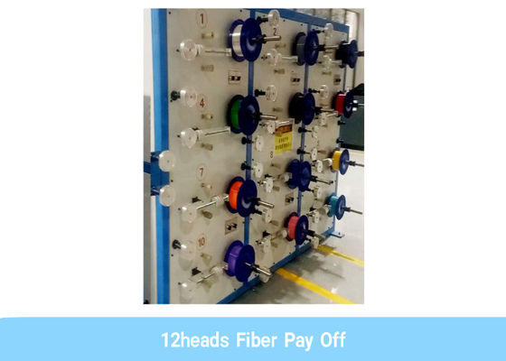 300m / Min สายไฟเบอร์ออปติกบัฟเฟอร์สำหรับ PBT Coating Central Tube Cable