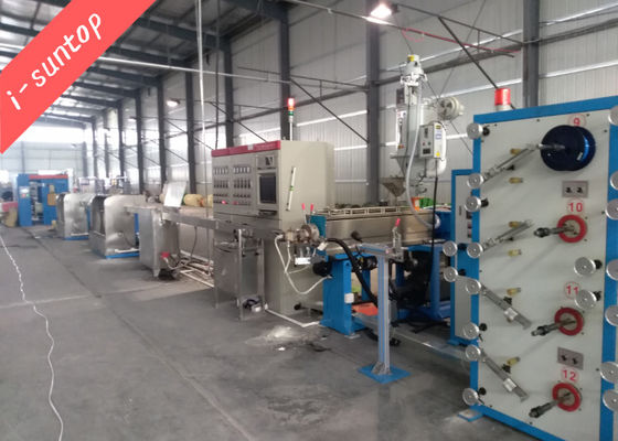 เครื่องสายไฟเบอร์ออปติก 380V สำหรับสายการผลิตหลอดบัฟเฟอร์หลวม