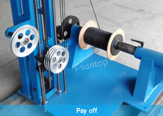 300mm 600r / Min FTTH Drop เครื่องม้วนลวดอัตโนมัติในร่ม