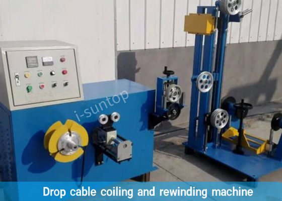 300mm 600r / Min FTTH Drop เครื่องม้วนลวดอัตโนมัติในร่ม