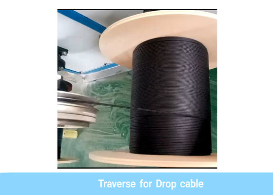12 Core FTTH Round Drop 190m/Min LSZH Fiber Optic Cable Machine