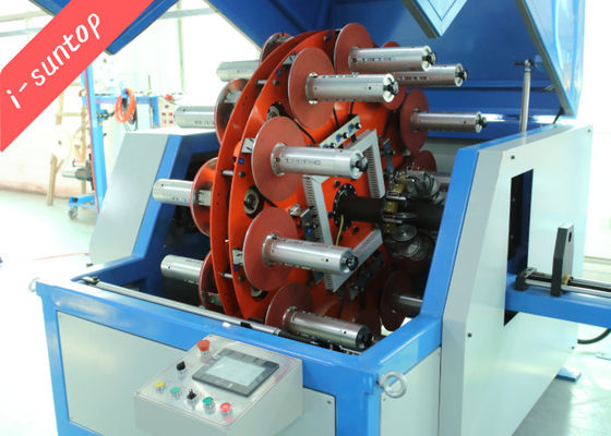 24 หัว 20N 120rpm Aramid Yarn Stranding Machine เครื่องสายไฟเบอร์ออปติก