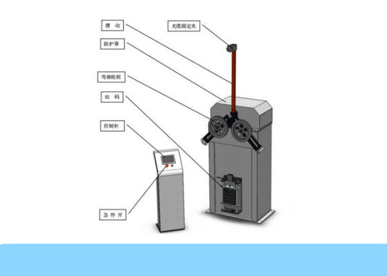 IEC-60794-1-2 สายเคเบิลไฟเบอร์ออปติกมาตรฐานอุปกรณ์ทดสอบการดัดซ้ำ
