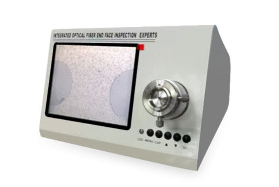 Handhold Portable DC12V Fiber End Face Detector เครื่องทดสอบสายเคเบิลไฟเบอร์ออปติก