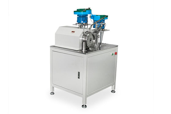 FC Interface 6000pcs / Hr Ferrule Crimping Machine เครื่องทำสายไฟเบอร์ออปติก