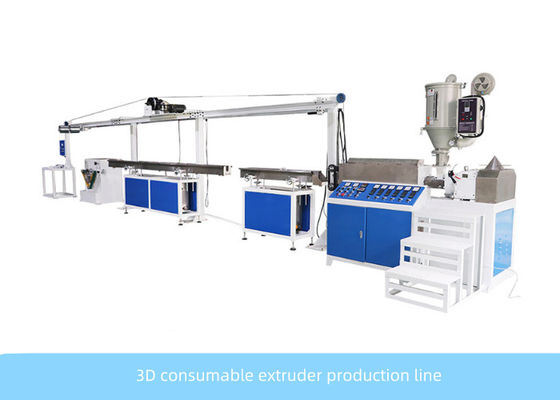 PLC Control 380V PLA Extruder Cable Extrusion Line พร้อมการพิมพ์ 3 มิติ