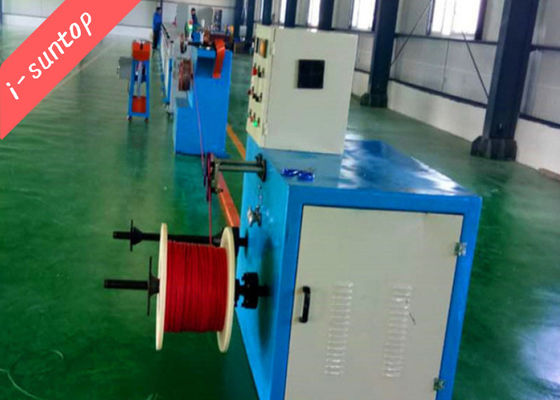 15kw 90kg / H เครื่องผลิตลวดสายการอัดรีดสายซิลิโคน