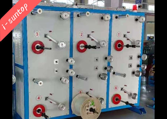 SGS 4 Bobbin Head Wire Pay Off Machine เครื่องสายไฟเบอร์ออปติก
