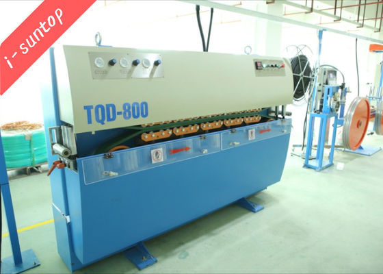 นิวเมติก 150m / นาที Caterpillar Traction Device Cable Sheathing Machine