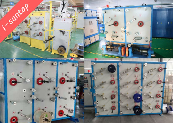 SGS 4 Bobbin Head Wire Pay Off Machine เครื่องสายไฟเบอร์ออปติก