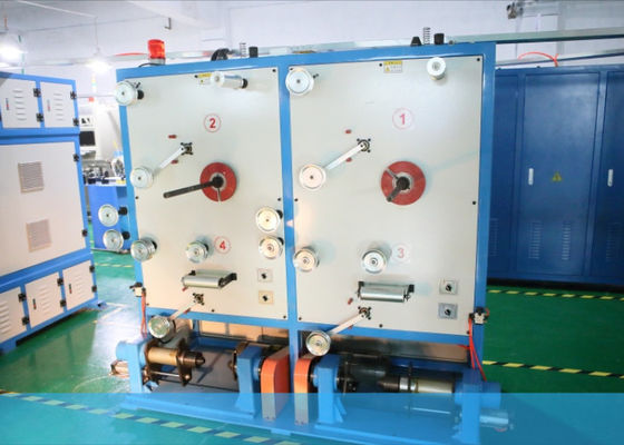 SGS 4 Bobbin Head Wire Pay Off Machine เครื่องสายไฟเบอร์ออปติก