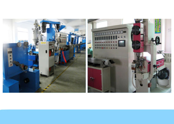 สารเคมีฟอง 15HP Coaxial Wire Extruder Machine สายการผลิตสายเคเบิล