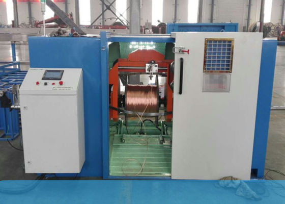 PLC Control Automatic 7500W Double Twist Bunching Machine สำหรับ Wire