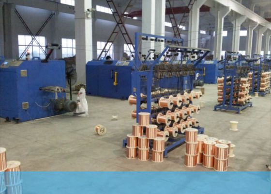 PLC Control Automatic 7500W Double Twist Bunching Machine สำหรับ Wire
