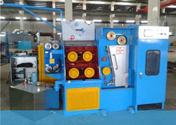 นิวเมติกเบรค 2500mpm เครื่องวาดลวดทองแดงโดยไม่ต้อง Annealer Machine