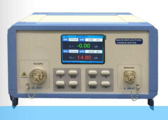 หน้าจอสี 1550nm เครื่องทดสอบการสูญเสียคืน, IL&RL เครื่องทดสอบการสูญเสียการแทรก