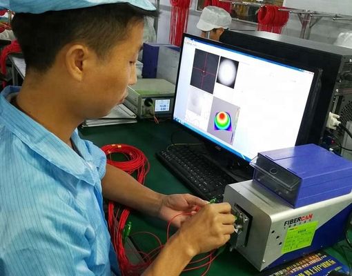 1UM ความละเอียด 3D Fiber Connector Interferometer Fiber Patch Cord Making Machine