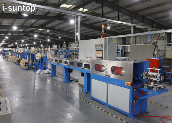 144 Cores Loose Tube SZ Stranding Line สำหรับสายไฟเบอร์ออปติกทางอากาศที่ควั่น