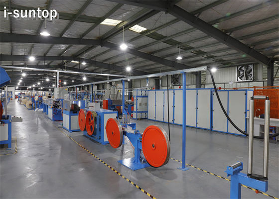 144 Cores Loose Tube SZ Stranding Line สำหรับสายไฟเบอร์ออปติกทางอากาศที่ควั่น