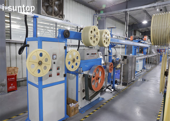 ประเภทผีเสื้อ 1-12 คอร์ FTTH Drop Cable Manufacturing Machinery