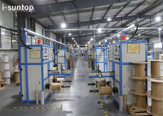 Gjxfh / Gjxh 2 Core Bow - ประเภท Ftth Optical Fiber Cable Extrusion Machine