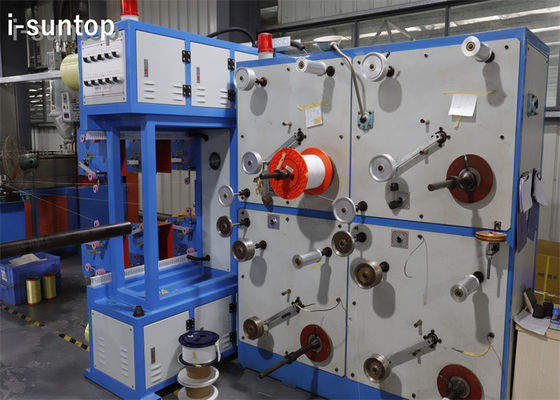 Gjxfh / Gjxh 2 Core Bow - ประเภท Ftth Optical Fiber Cable Extrusion Machine