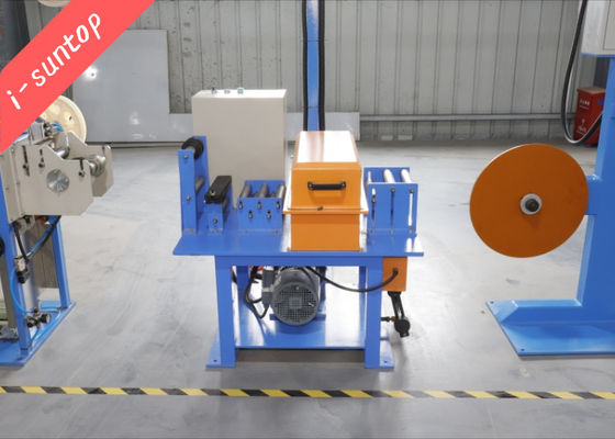 100mm 70m / Min เทปอลูมิเนียมเครื่องลูกฟูกเครื่องสายไฟเบอร์ออปติก