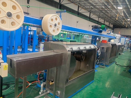 สายการผลิต Extrusion Micro Loose Tube ขนาด 1.1-1.5 มม. สำหรับสายเป่าอากาศขนาดเล็ก