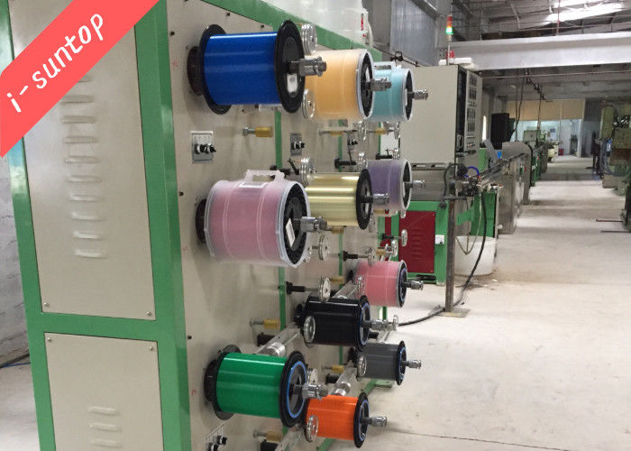 IPC PLC Control PBT เครื่องเคลือบลวดรอง สายการผลิตสายไฟเบอร์ออปติก